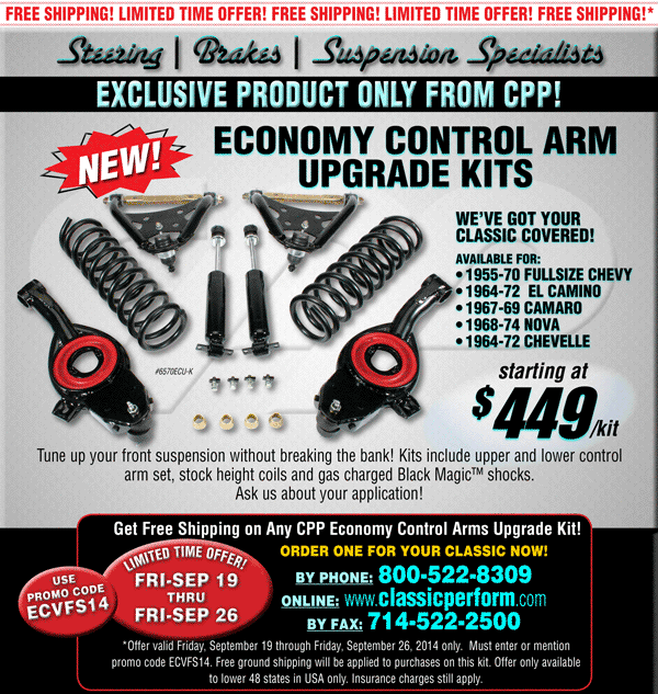 CPP Economy Control Arm Upgrade Kits