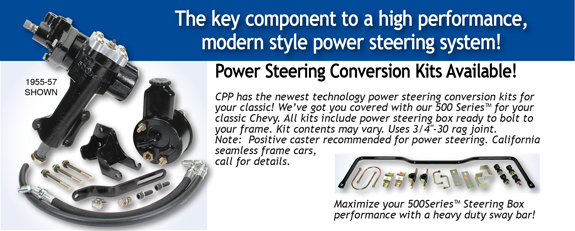 CPP's Power Steering Conversion Kits Available