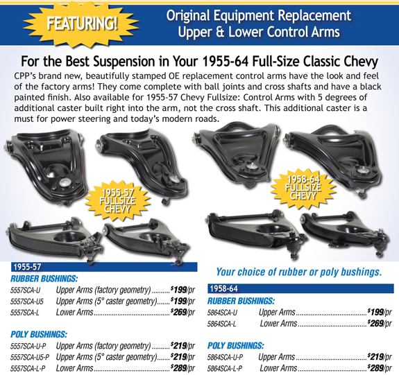 CPP OE Replacement Control Arms