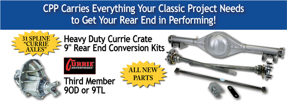 Currie Crate 9' Rear Ends and Third Members
